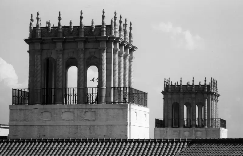 The signature cupola atop the original 1928 hospital building.