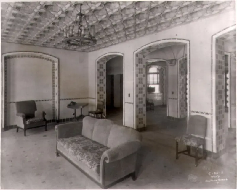 Inside the hospital during its years of rapid growth.