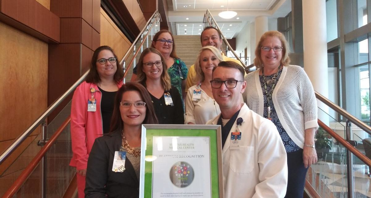 Halifax Health Receives Transplant Award