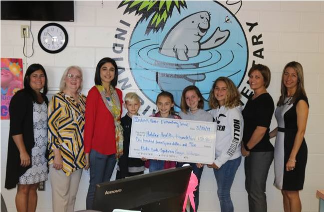 Indian River Elementary Students Make Donation to the Halifax Health - Foundation Pediatrics Fund